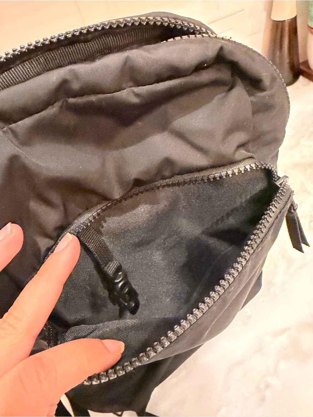Adidas Black Dual Worn via Crossbody (sling) or Backpack - Compact - Picture 3 of 5